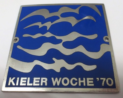Kieler woche 1970 plakette - woche,
