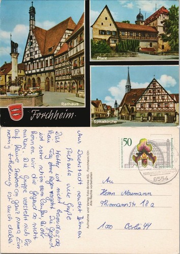Ansichtskarte forchheim - ansichtskarte,