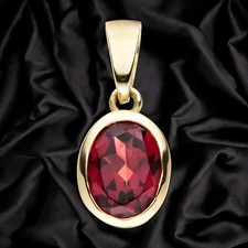 Anhänger oval 333 Gold