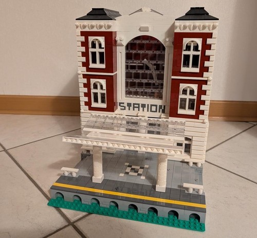 Lego city bahnhof moc - city,