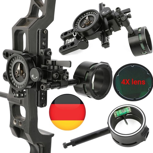 1pin compoundbogen visier - compoundbogen, 4x