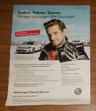 Seltene Werbung Volkswagen VW GOLF GTI - Volkswagen VISA Card mobil 2013