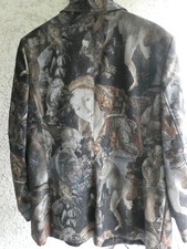 Damen Jacke von Vittoria Verani Gr. 42 Dunkel gemustert