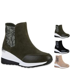 Damen Sneaker Wedges Prints