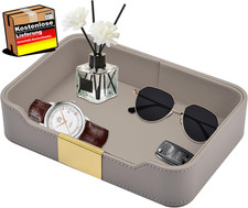 Leder Organizer Tisch Ablage
