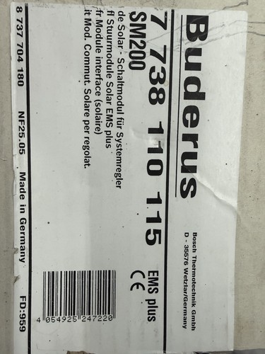 Buderus sm200 7738110115 - sm200,