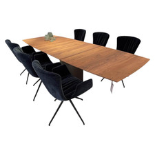 Draenert Esstisch Adler 1224 Platte Amerikanischer Nussbaum Natur 