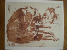 HORST JANSSEN, Traum  "Lamme