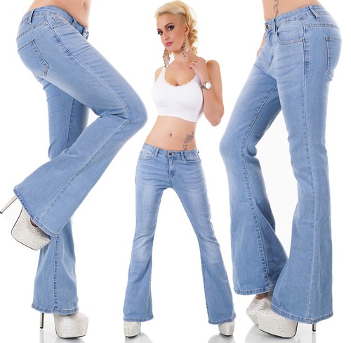 Damen jeans hose - hose, hüftjeans