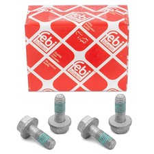 4x febi Schraube M10x1,5 Bremssattel für BMW E81 F20E46 E90 F30 E34 34203414763