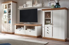 Wohnwand Schrankwand Eiche