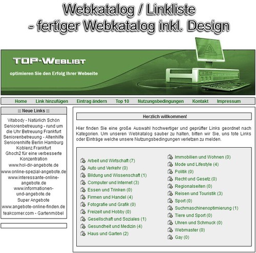 Webkatalog linkliste - webkatalog,