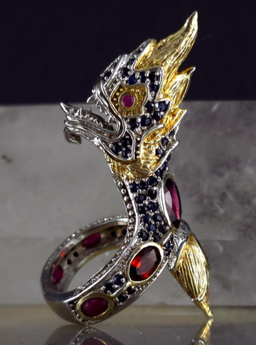 Ring silber 925 750 - silber,