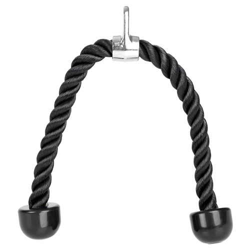 Trizepsseil schwarz 65 cm - schwarz,,