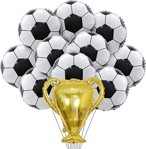 Folienballon set fußball - folienballon,