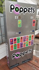 Poppets Schokoladenautomat; voll funktionsfähig auf 1£; Süßigkeiten Snack Mancave Riegel