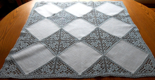 Mitteldecke patchwork stoff - mitteldecke,