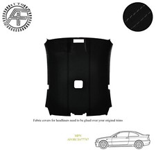 Luxe Wildleder Dachhimmel Abdeckung F�r BMW 3 Serie E46 Coupe 2000-2006 Ma� Neu