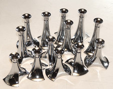 11  Kerzenleuchter WMF Germany verchromt  - kombinierbar -