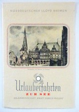 Speisekarte und Tagesprogramm des KdF Dampfers DER DEUTSCHE vom 08. Juni 1936