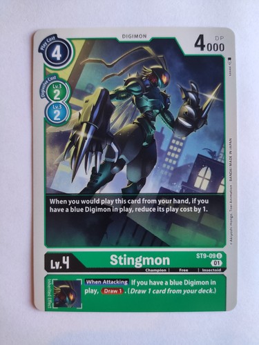 Stingmon st9 digimon - st9-09,