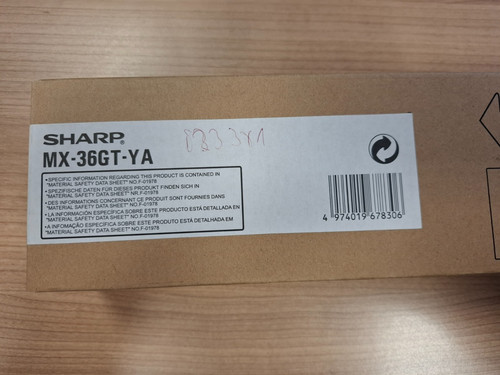 Sharp 36gt toner - toner,, gelb