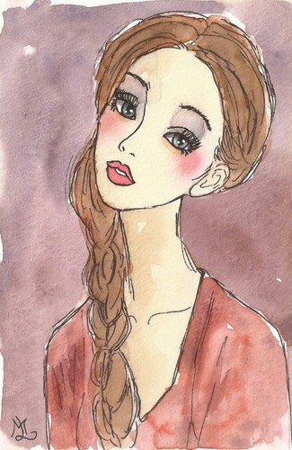 Portrait mädchen frau woman - frau,