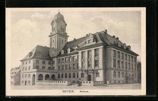 Ansichtskarte Geyer, Blick zum