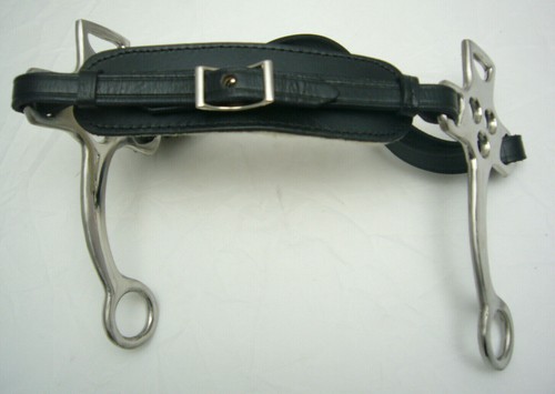 Hackamore aus schwarzem leder - schwarzem,