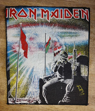 Iron Maiden 2 minutes Backpatch Rückenaufnäher Vintage Siebd. 80 / 90 iger Jahre