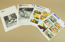 4 Prospekte MBU Baumaschinen