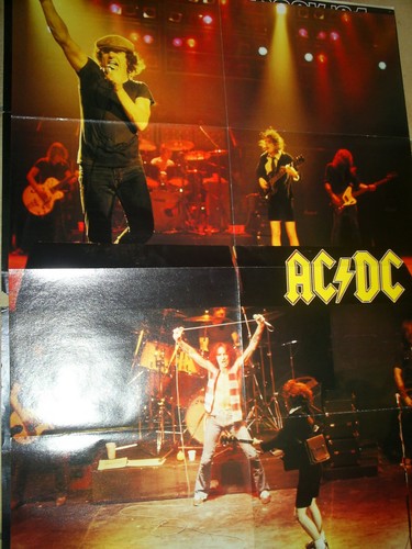 Vintage 80er riesen - ac/dc,