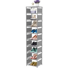 Hohes Schuhregal mit