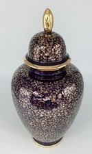 Echt Kobalt Vase mit Deckel
