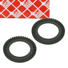 2x febi ABS Sensorring für AUDI 80 B3 B4 A4 B5 B6 B7 100 A6 C3 C4 200 C3 hinten