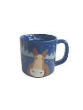 Tim Hortons Tasse Rentier Elch Winter Blau Rar
