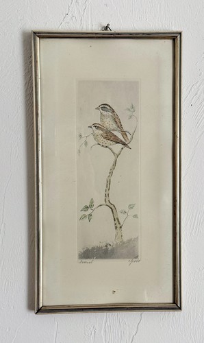 Original radierung koloriert - original, radierung,