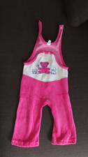 Baby Hose Latzhose pink Gr. 74/80 für Mädchen