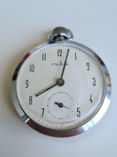 Ruhla taschenuhr ddr fabrikat - ddr,