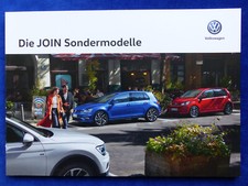 VW Join Sondermodelle MJ 2018 - Golf Tiguan Caddy Multivan - Prospekt 11.2017