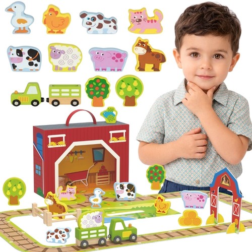 Tooky toy holzbauernhof - tooky,