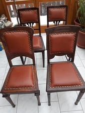 4 Antike Holzstühle*braunes