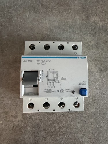 Hager cdb 440e - 440e, fi