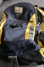 Quicksilver Rucksack - Blau GELB - Skateboard - Retro - Used