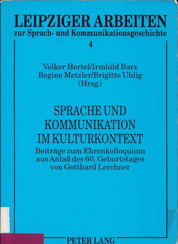 Sprache und kommunikation - sprache, im