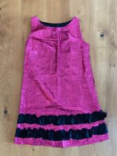 Charlstonkleid  pink-schwarz Kleid Gr. 36
