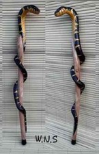 Holz Gehstock handgeschnitzt