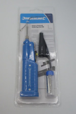 Silverline 220772 Akku-Lötkolben, 8 W 2.4 V Lötpistole-Kit Blau