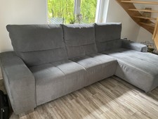 L-Form Sofa mit Hocker