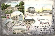 Litho Riesa an der Elbe